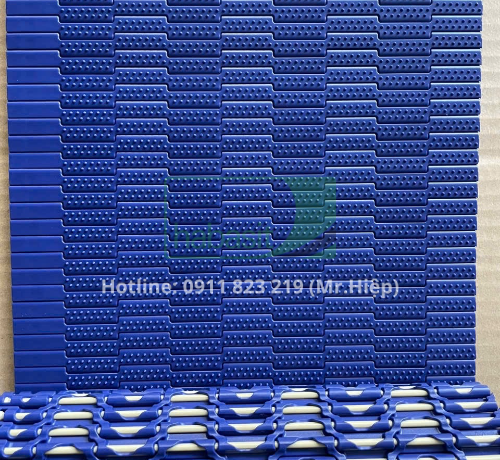 Băng tải nhựa HABASIT M0863 Micropitch Cone Top